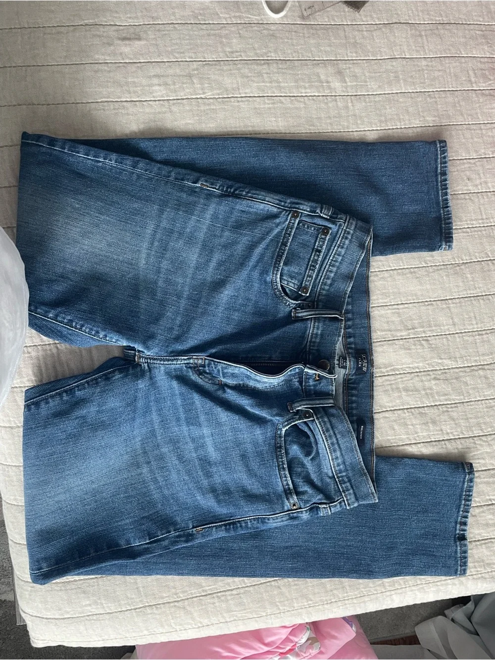 J. Crew Slim Straight Indigo Denim Jeans